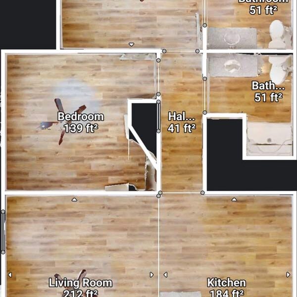 2-bedroom floorplan - ewing point at mount victor bowling green ky